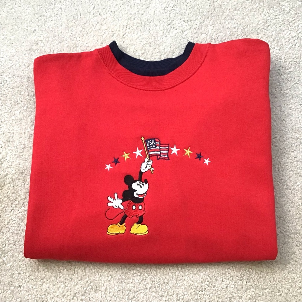 Vintage USA Mickey Mouse Crewneck